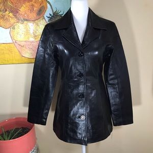 Shinmoon Black Leather Jacket